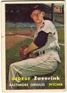 1957 Topps - George Zuverink #11 - Bueno - Imagen 1 de 2