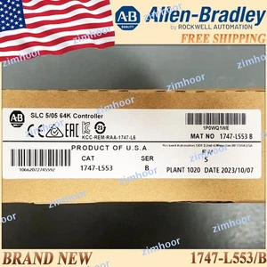 New Sealed 1747-L553/B AB SLC 5/05 64K Controller 1747-L553 serB 1PC 1747L553 US - Picture 1 of 9