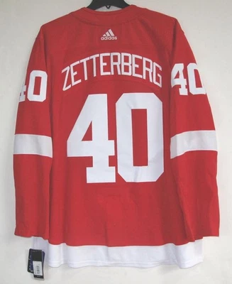CAMISETA ADIDAS DETROIT RED WINGS HENRIK ZETTERBERG AUTÉNTICA ROJA LOCAL 60 Foto 1 de 4