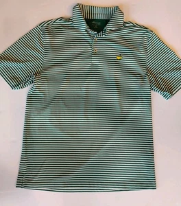 Masters Tech Classics Polo da golf a righe verdi da uomo Taglia M - Foto 1 di 5