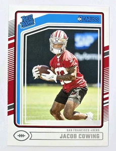 Panini Donruss Jacob Cowing 2024 clasificación novato San Francisco 49ers RC #378 - Imagen 1 de 2