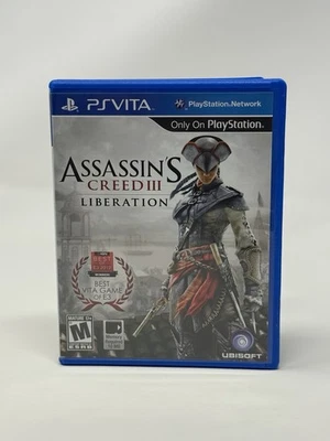Assassin's Creed III Liberation PlayStation Vita PS Vita Completo CIB Auténtico Foto 1 de 4
