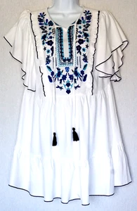 BNWT Joe Browns White Embroidered Tunic Size UK 10 - Picture 1 of 12