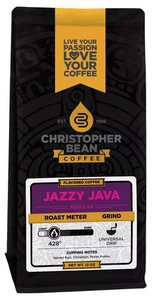 Christopher Bean Coffee JAZZY JAVA Flavored Coffee 1-12-Ounce Bag Drip/Universal - Picture 1 of 2