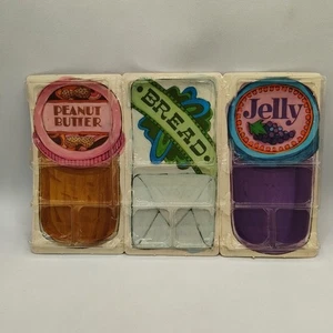 Vintage 1971 Peanut Butter & Jelly Board Game Replacement Parts Holder Trays - Picture 1 of 9