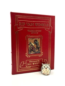 EASTON PRESS Rip Van Winkle Washington Irving Leather Illustrated NC Wyeth - Picture 1 of 21