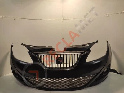 SEAT IBIZA 2008-2012 MK5 6J Complete Front Bumper in Black LC9Z 6J0807217H - Image 1 of 4