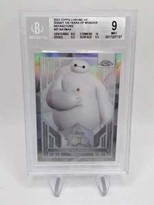 2023 Topps Chrome UK Disney 100 Years Of Wonder Refractor Baymax BGS 9 - Picture 1 of 5