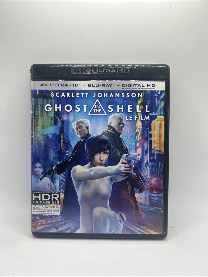 Ghost in the Shell Blu-ray + DVD Scarlett Johansson in 4K Case (No 4K) - Image 1 of 3