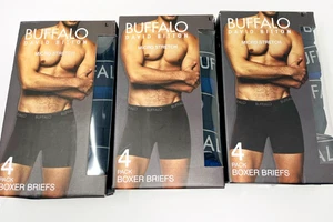 Boxer BUFFALO DAVID BITTON Micro elasticizzato blu Large - 12pz. 3 scatole NUOVE - Foto 1 di 3