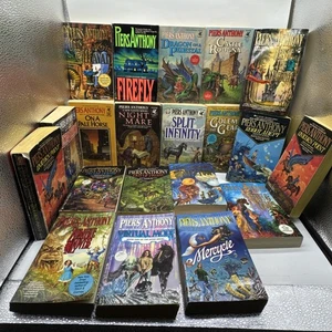 Piers Anthony Paperback Lot of 20 Books - Avon, Del Rey, Ace, Tor, Xanth, Adept - Picture 1 of 18