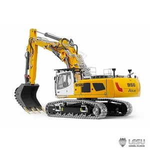 LESU Aoue LR956 1/14 Pump 4+3CH Hydraulic Excavator KIT Metal 3 Arms RC Digger - Picture 1 of 12