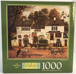 Charles Wysockis Americana ON MAIN STREET 1000 Teile Puzzle 1998 - Bild 1 von 6