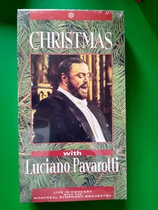 Christmas with Luciano Pavarotti (VHS 1980) Live in Concert, Montreal Symphony - Picture 1 of 2