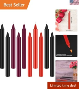 10 Count Low Heat Dripping Candles - Perfect for Indoor Romantic Ambiance - Picture 1 of 9