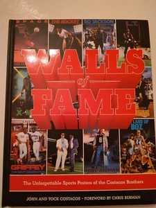 WALLS OF FAME: THE UNFORGETTABLE SPORTS POSTERS OF THE COSTACOS BROTHERS ---NEW - Picture 1 of 2