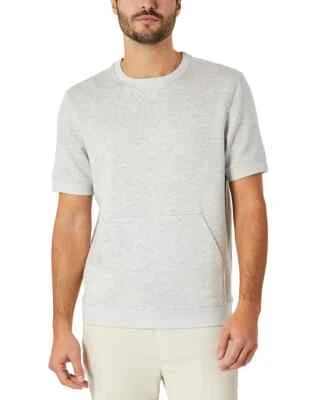 Sudadera Kenneth Cole Para Hombre Novel-T Cuello Redondo Manga Corta Top Gris Pequeña Foto 1 de 4