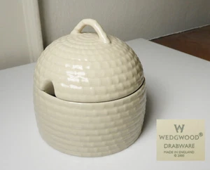 Wedgwood DRABWARE Edición Milenio 2000, HONEY POT, ¡Como Nuevo! - Imagen 1 de 2