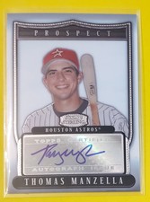 2007 Bowman Sterling Prospects Autograph #TM Thomas Manzella - Houston Astros