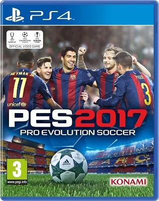Pro Evolution Soccer 2017 PS4 Playstation 4 KONAMI NEW SEALED LOOSE DISC INSIDE - Image 1 of 4