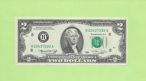 1976 ..UNCIRC $2 H 2243 7292 A .... 1976 $2 H-A NICE NOTE FRN - Picture 1 of 2