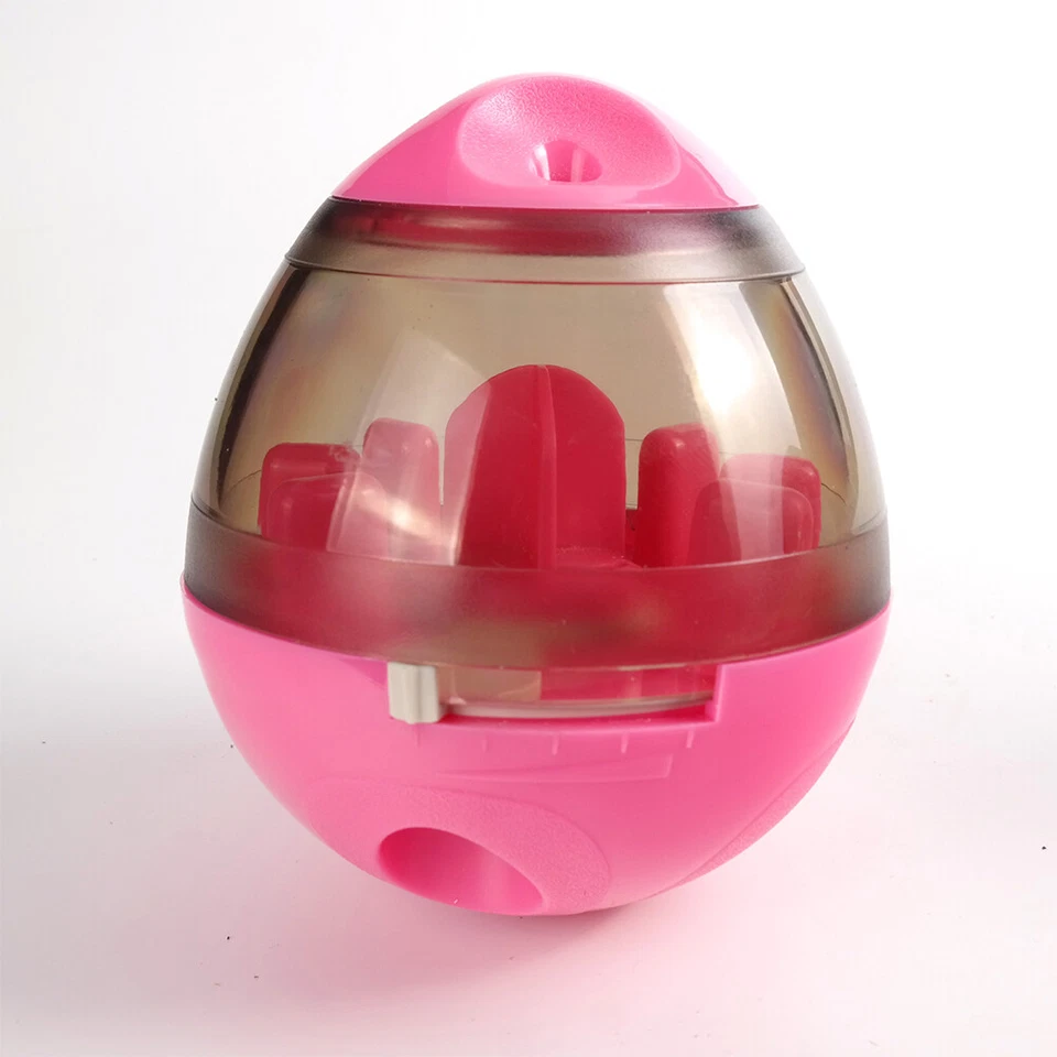 Portable Pet Feeder Automatic Dog Cat Food Dispenser Tumbler Interactive Toy US - Image 1 of 4