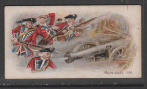 CIGARETTE CARDS Faulkner 1902 Our Gallant Grenadiers(no ITC)-#17 Malplaquet 1709