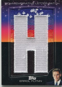 ERROL FLYNN 2011 American Pie Hollywood Sign Letter “H” #24/25