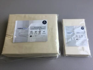Bed Bath Beyond Therapedic SleepRX Wrinkle Resistant 6 pc. Queen Sheet Set #350W - Picture 1 of 3