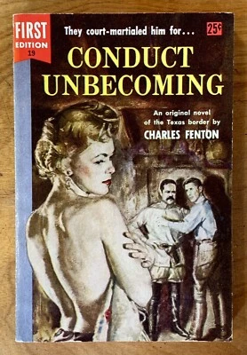 Conduct Unbecoming by Charles Fenton - vintage 1954 First Edition PBO, GGA Foto 1 de 4
