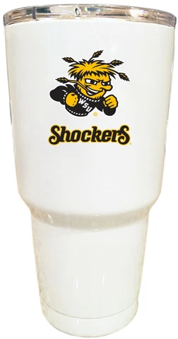 Wichita State Shockers Insulated Travel Mug-NCAA 20oz Stainless Steel Tumbler Cover