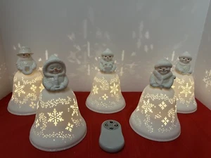 Hallmark Keepsake Snowmen Bell Choir 2020 Complete Tested and Working Great - Picture 1 of 14