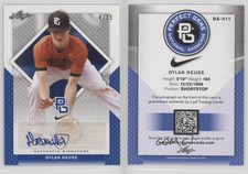 2016 Leaf Perfect Game National Showcase Blue /15 Dylan Neuse #BA-011 Auto