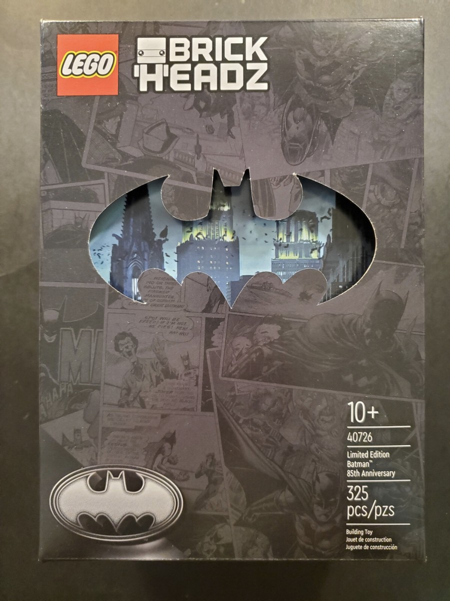 Lego Batman Brick Headz 40726 85th Anniversary Limited Edition
