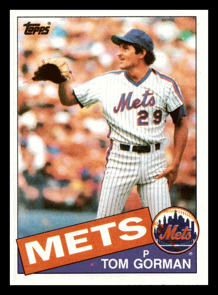 1985 Topps Tom Gorman  New York Mets #53 NM-MINT - Image 1 of 2