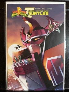 Mighty Morphin Power Rangers TMNT II #1 Byrne Antihéroe Exclusivo (¡BOOM 2022!) - Imagen 1 de 4