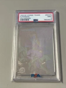 1993 DC Cosmic Teams Superman Holograms Psa 9 - Picture 1 of 2