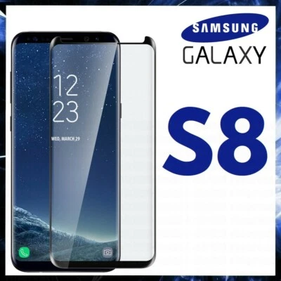 PELLICOLA VETRO TEMPERATO CURVO 9D PER SAMSUNG GALAXY S8 Protezione S 8 SM-G950F