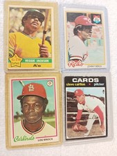 Baseball Super Stars of the 1970's: Bench, Jackson, Brock, Carlton