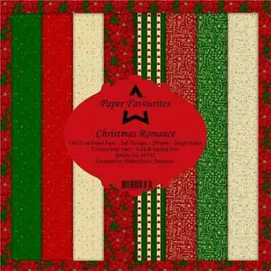 Papierlieblinge 15 cm x 15 cm Papierpaket Weihnachten Romantik PF142 - Bild 1 von 1
