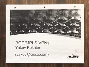 Cisco Systems - Folleto de seminario VPN BGP/MPLS (1999) - Imagen 1 de 8