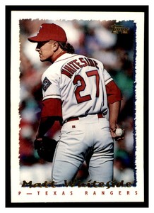 1995 Topps #254 MATT WHITESIDE Texas Rangers ~G4C