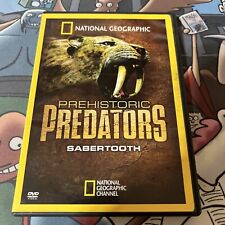 Prehistoric Predators Sabertooth National Geographic 2008 - DVD - VERY GOOD