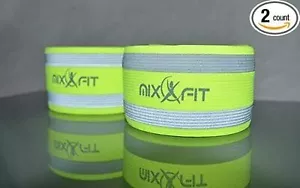 Fascia riflettente di sicurezza Mixxfit - chiusura elastica morbida con gancio e passante - Foto 1 di 4