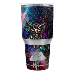 Skin Decal for Ozark Trail 30 oz Tumbler Cup (6-piece kit) / Dreamcatcher Owl i - Picture 1 of 1