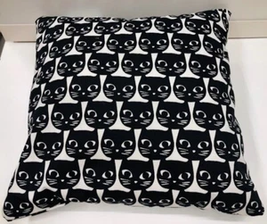 ☑️ IKEA Gerdie Kissen weiß/schwarze Katze 40x40 cm NEU ☑️ - Bild 1 von 1