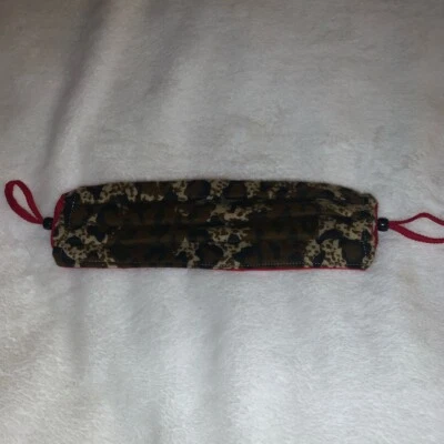 One Size Fabric Washable Reversible Face Mask Cheetah Leopard Animal Print - Image 1 of 4