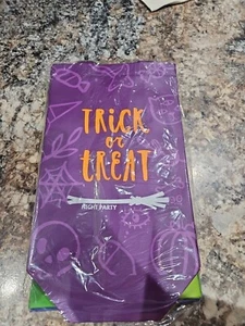 12 PACK HALLOWEEN TRICK OR TREAT HANDLE BAGS REUSABLE NON-WOVEN FABRIC PARTY - Picture 1 of 3