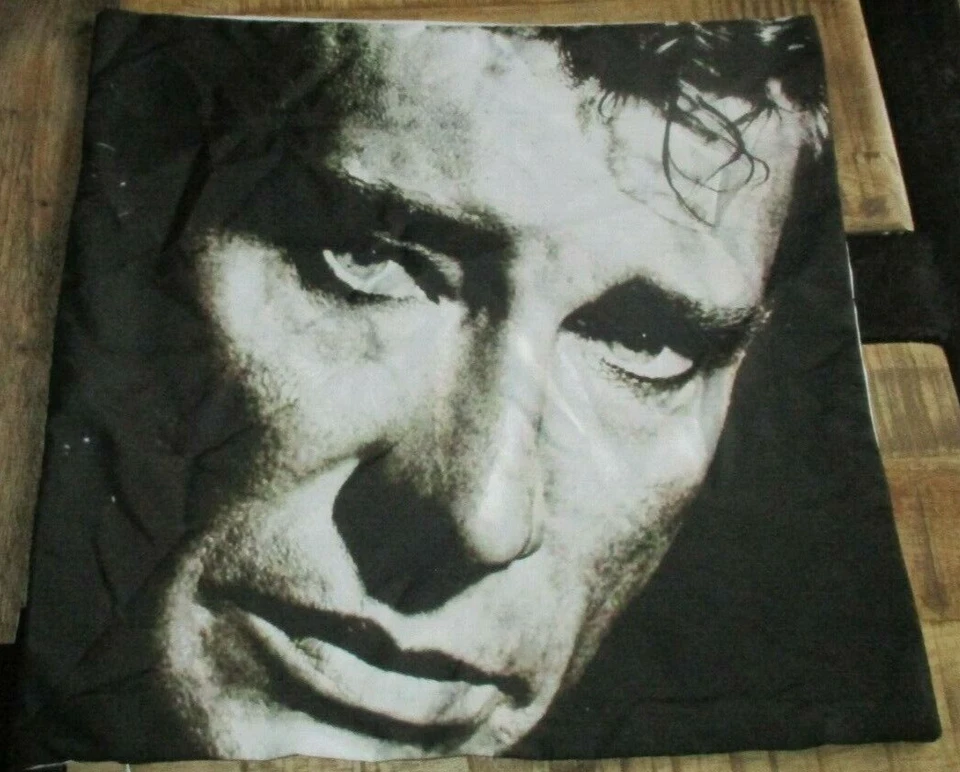 Johnny Hallyday -Taie d oreiller N&B-42 cm x 42 cm - Photo 1/1