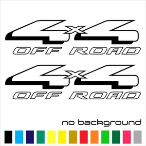2x 4x4 Off Road Sticker Vinyl Decal - Truck Bed Side F150 Super Duty FX4 Car - Picture 1 of 17